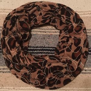 Authentic Coach Leopard Print Infinity Scarf